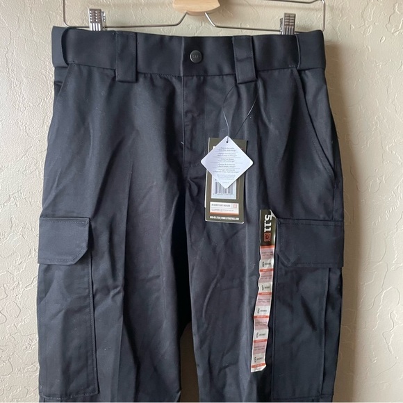 5.11 Black WOMEN'S TACLITE® PDU® CARGO PANT - B CLASS Unhemmed - Picture 4 of 11